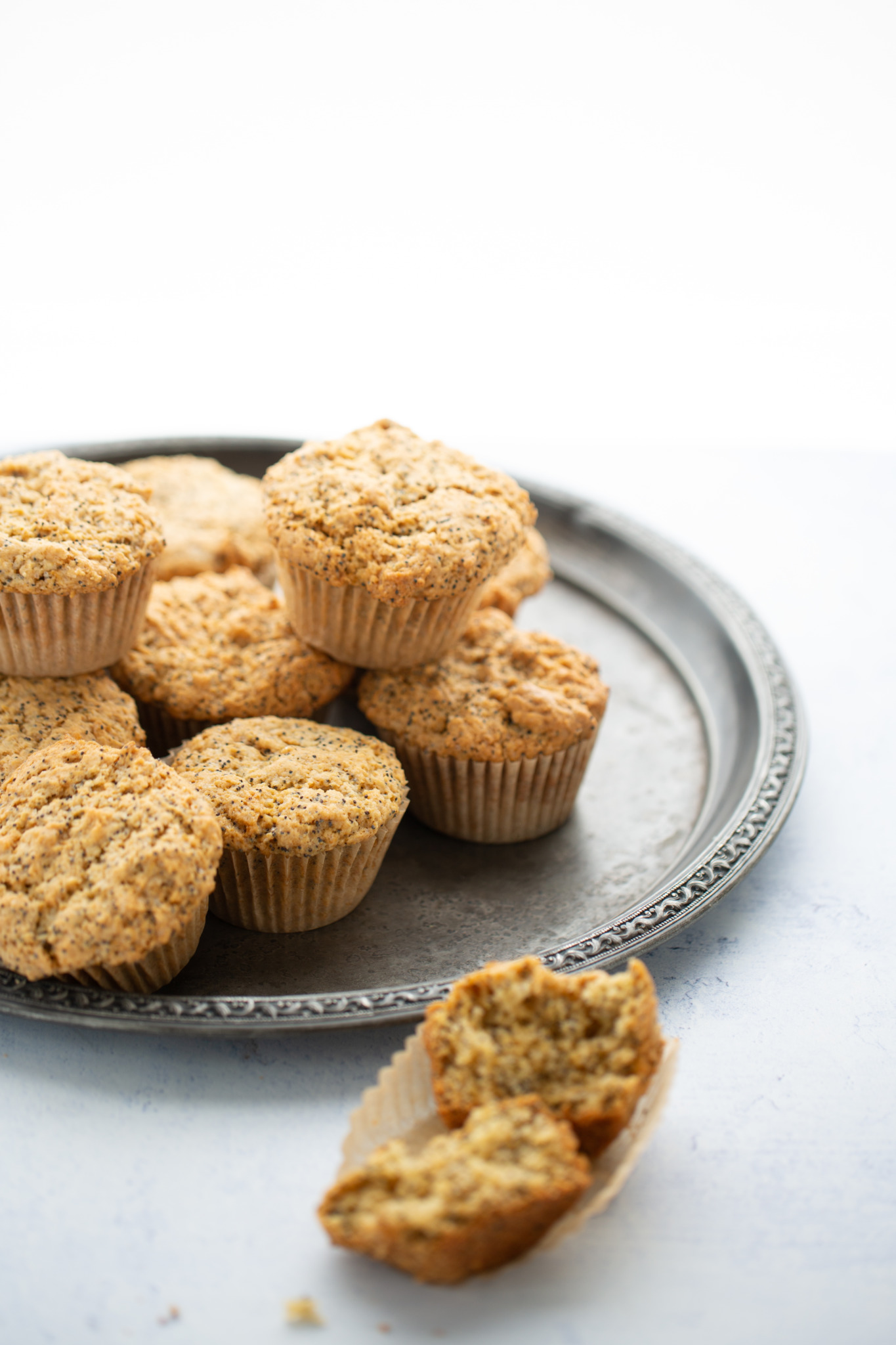 Lemon poppy seed vegan muffins. Delicious, vegan and full of wonderful flavors.