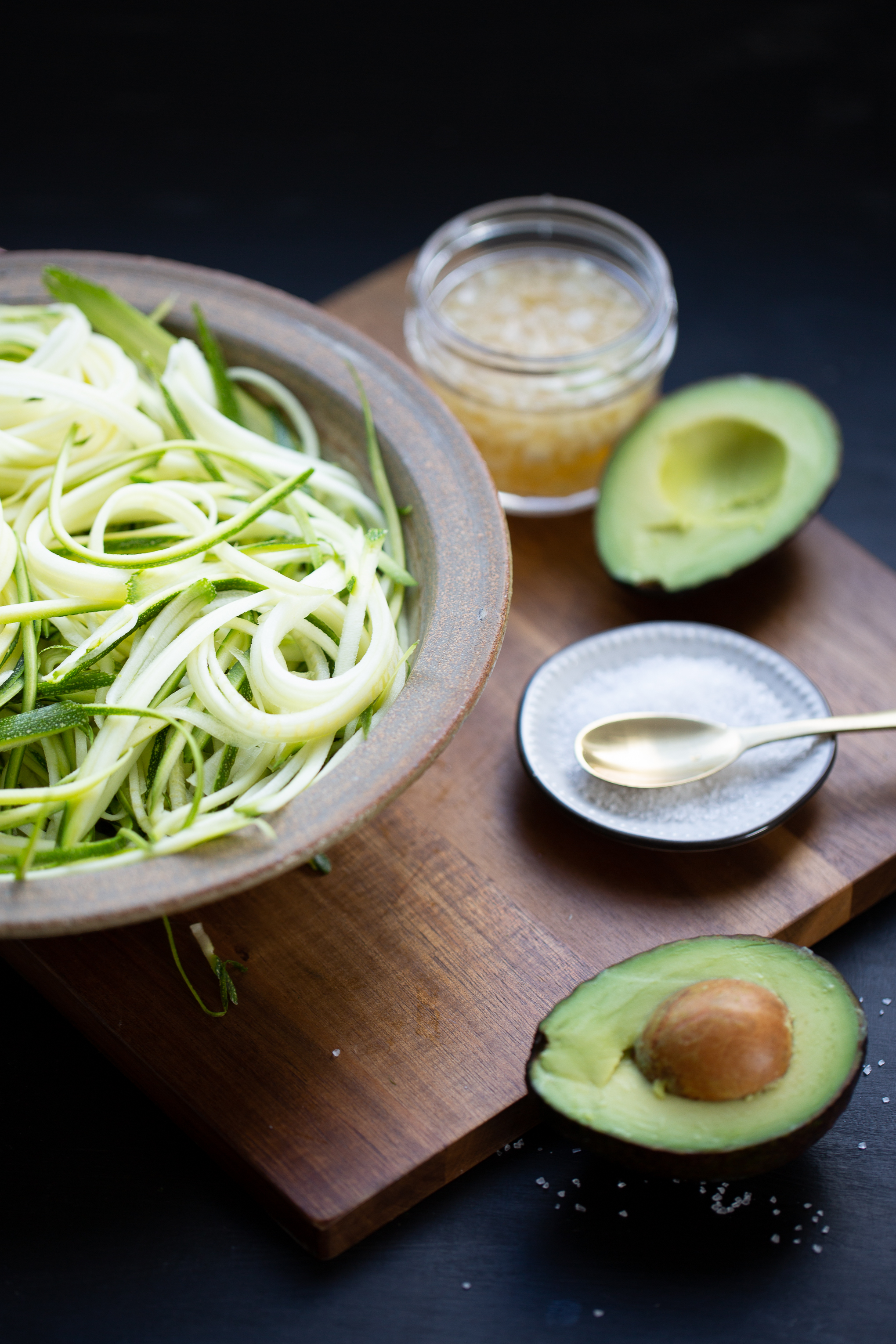 avocado and zucchini salad