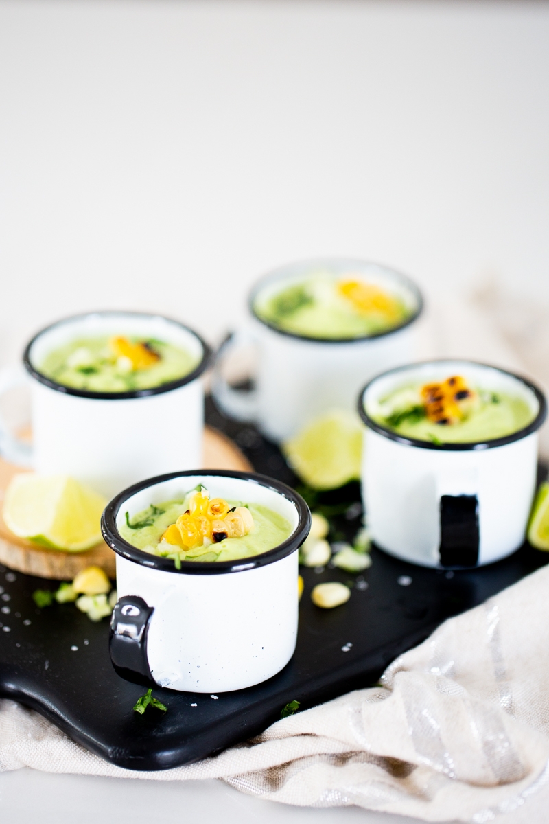 avocado and cucumber cold soup