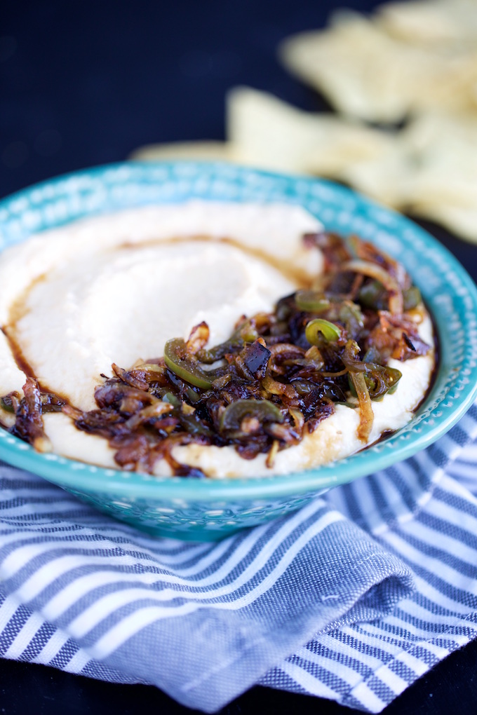 Mexican hummus, homemade hummus, with