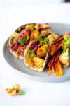 Chipotle roasted cauliflower tacos