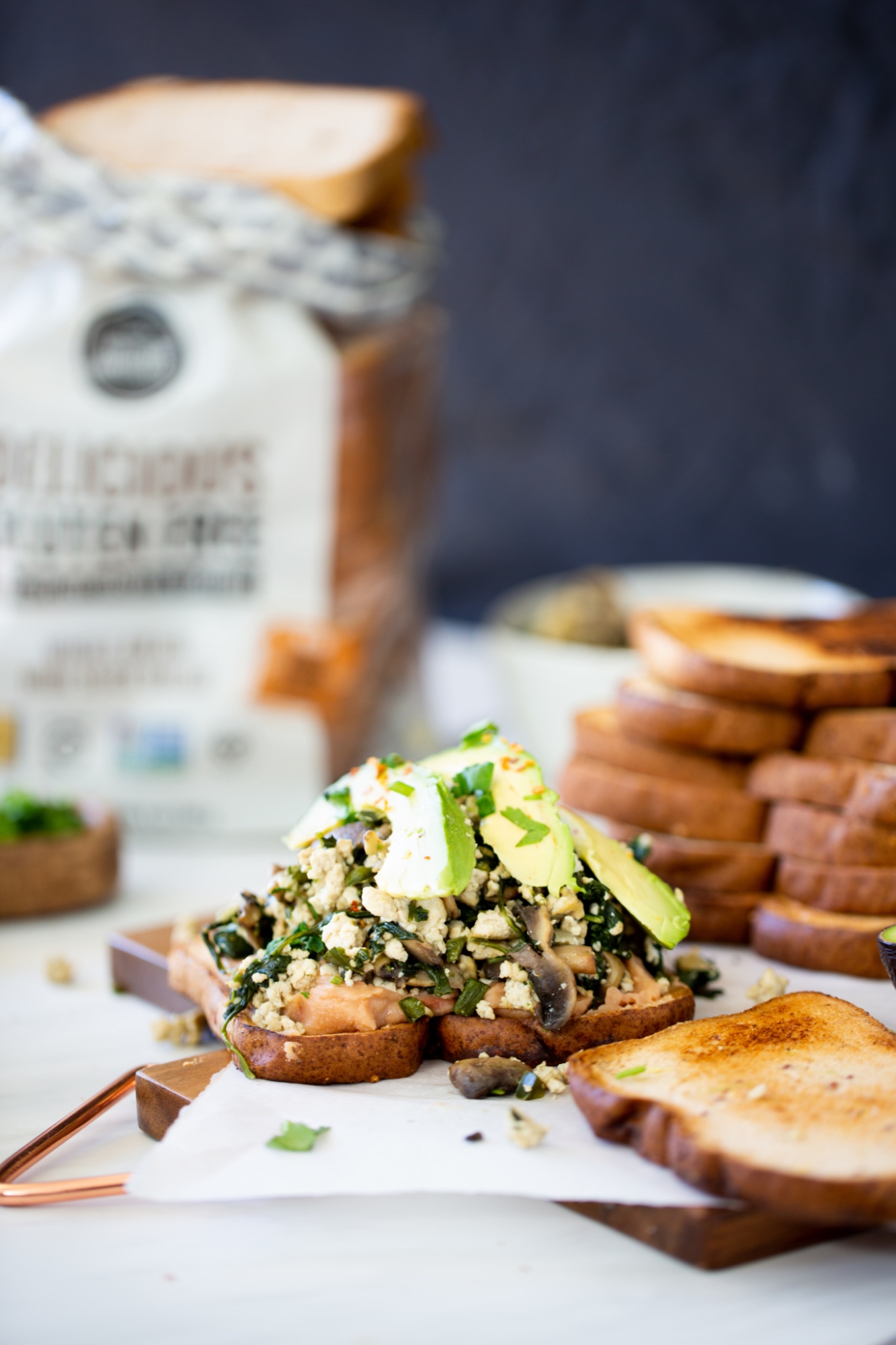 SANDWICH
DE POBLANO Y CHAMPIÑON CON EXTRA PROTEÍNA