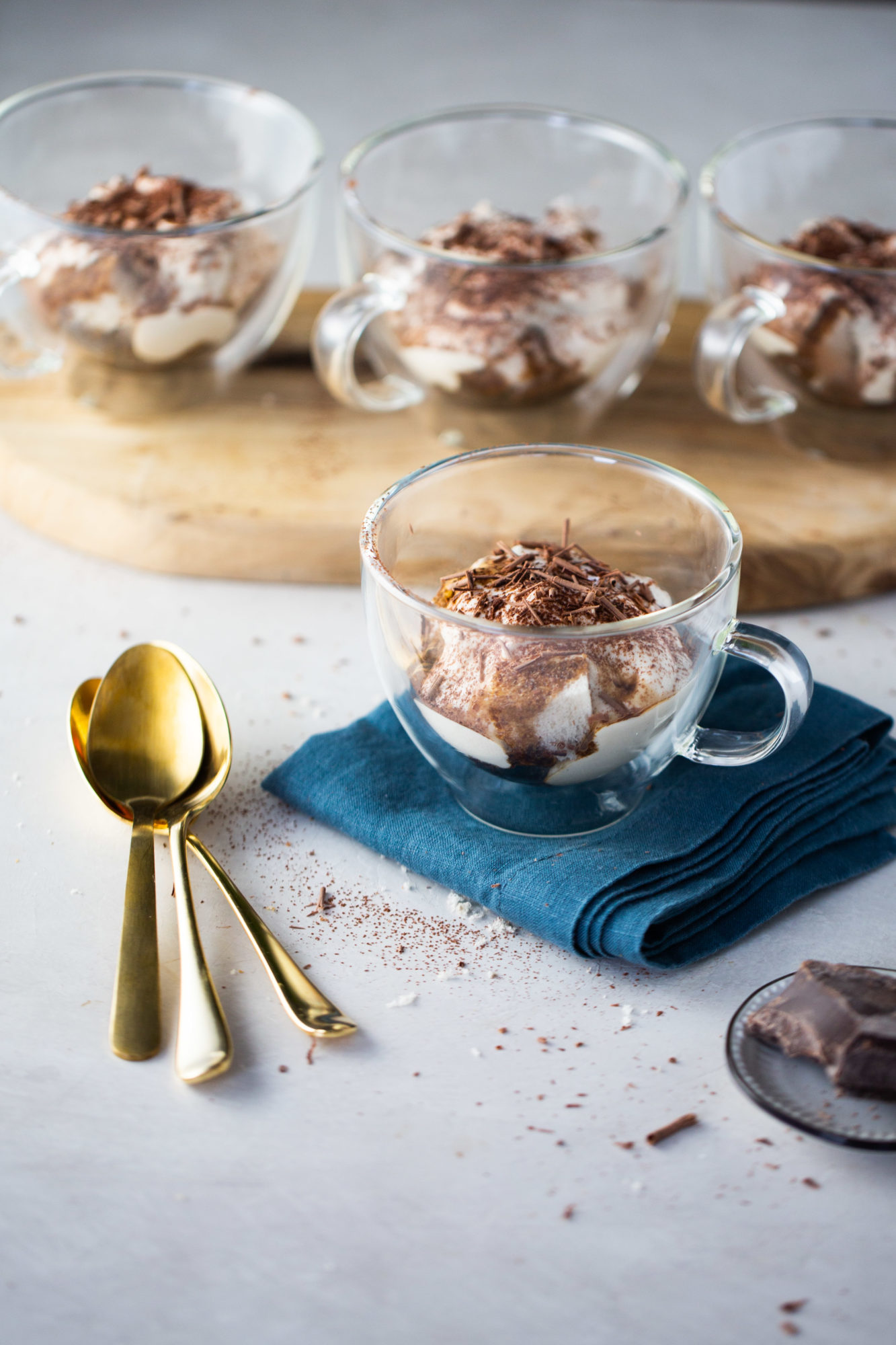 tiramisu sin gluten y vegano