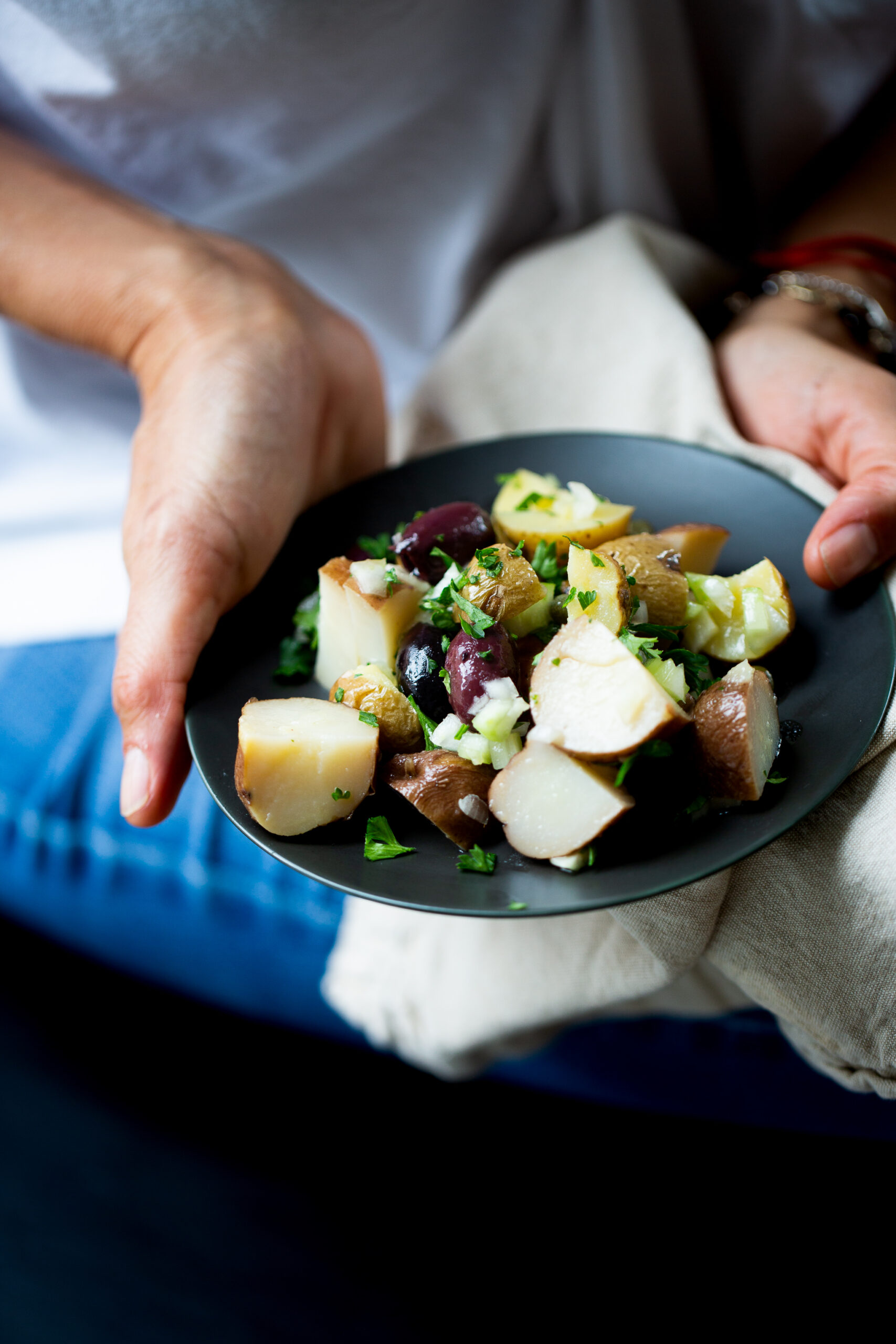 Italian vegan potato salad
