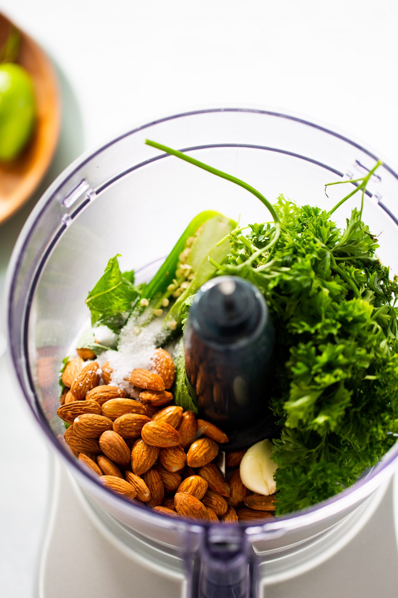mint and almond pesto