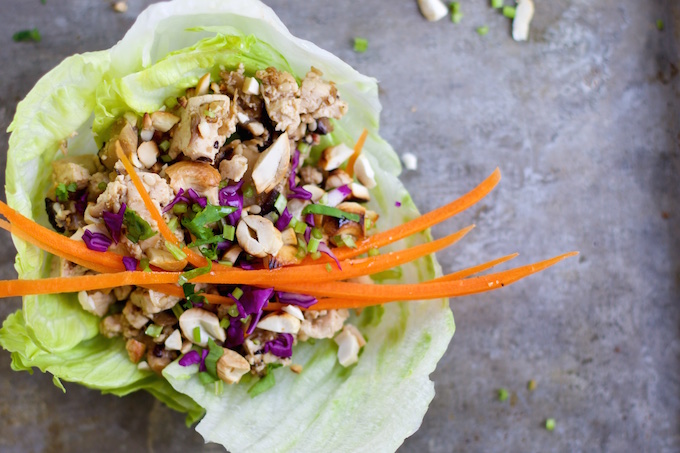 Best and easiest lettuce cups ever
