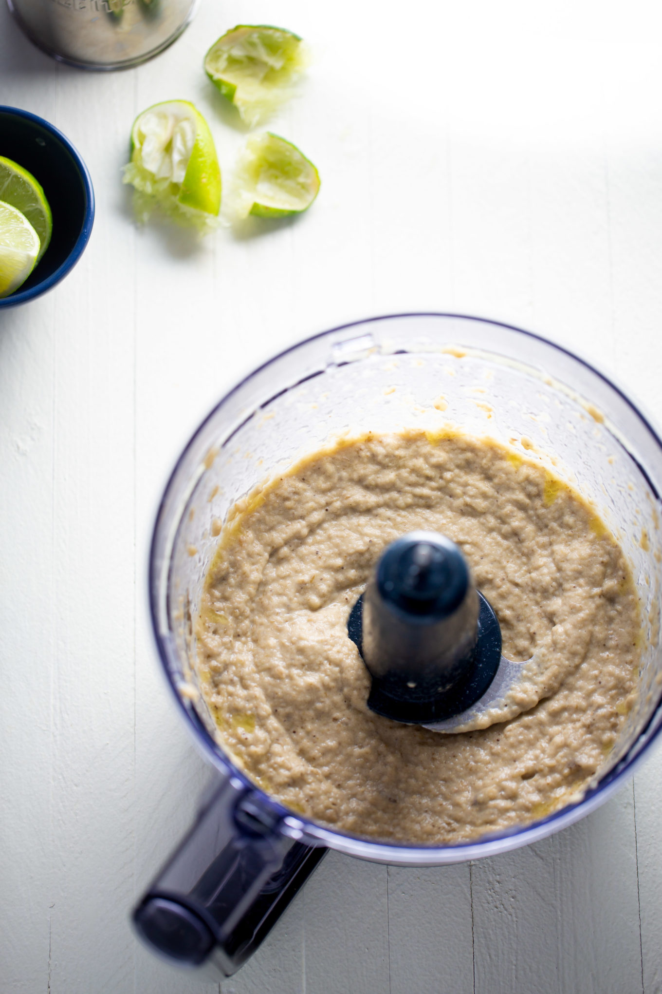 baba ghanoush in the food processor