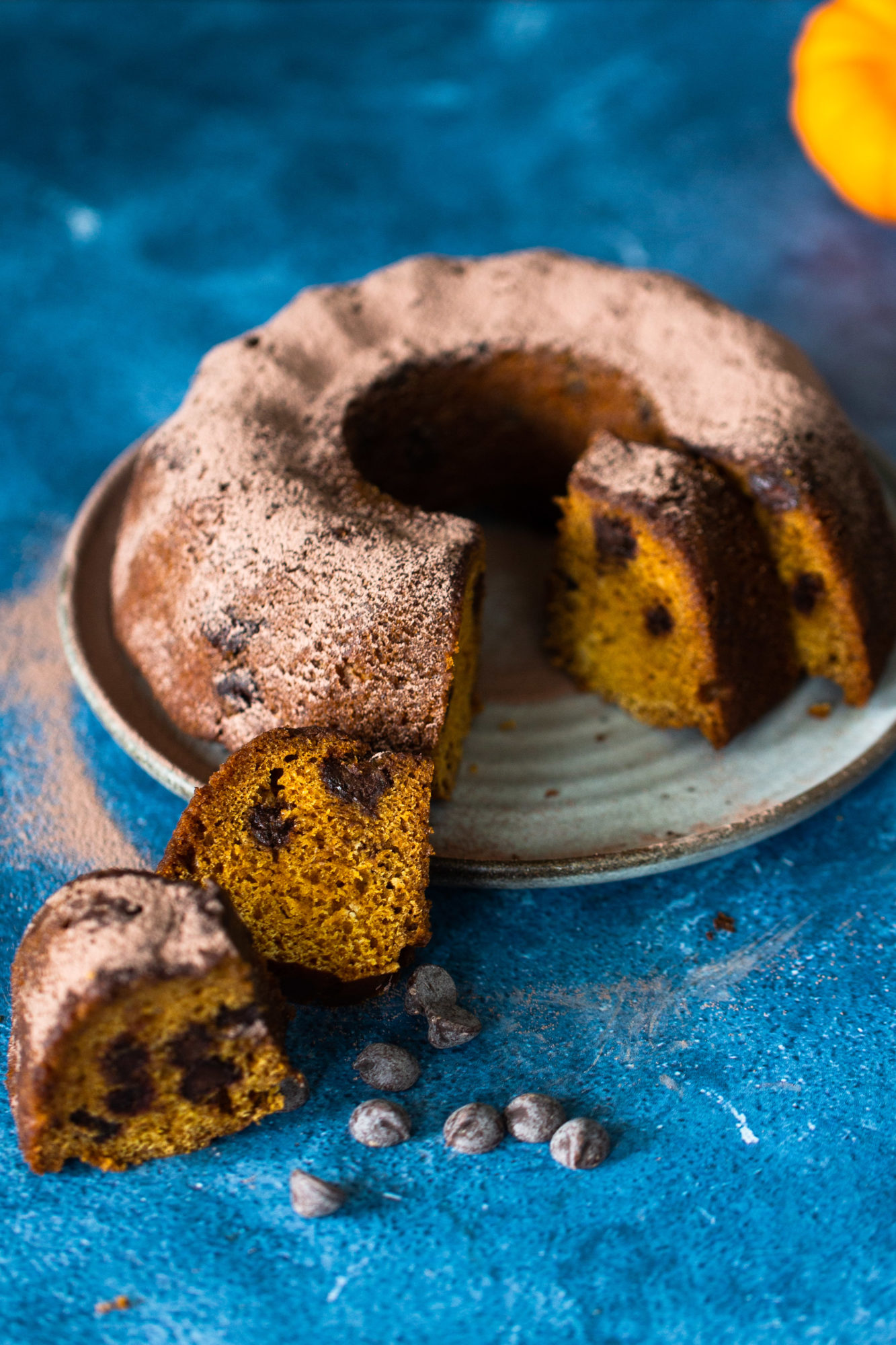 dark chocolate pumpkin bread