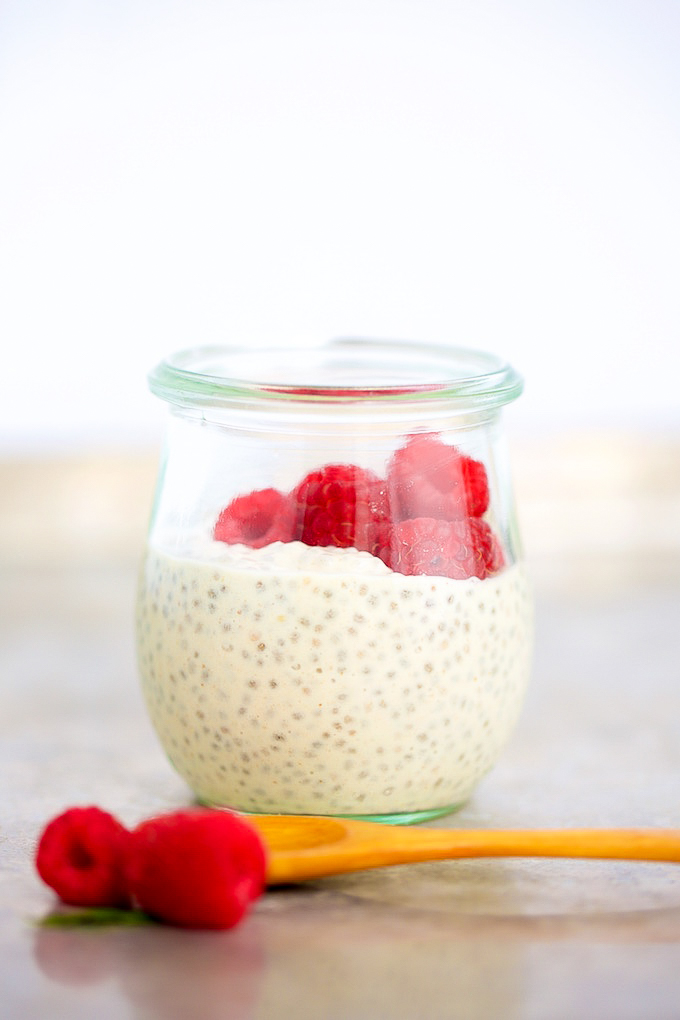 Healthiest vegan chia pudding BrownSugar&Vanilla