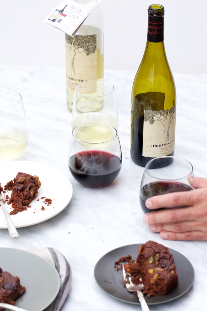 (msg 4 21+) Red wine chocolate cake #ad