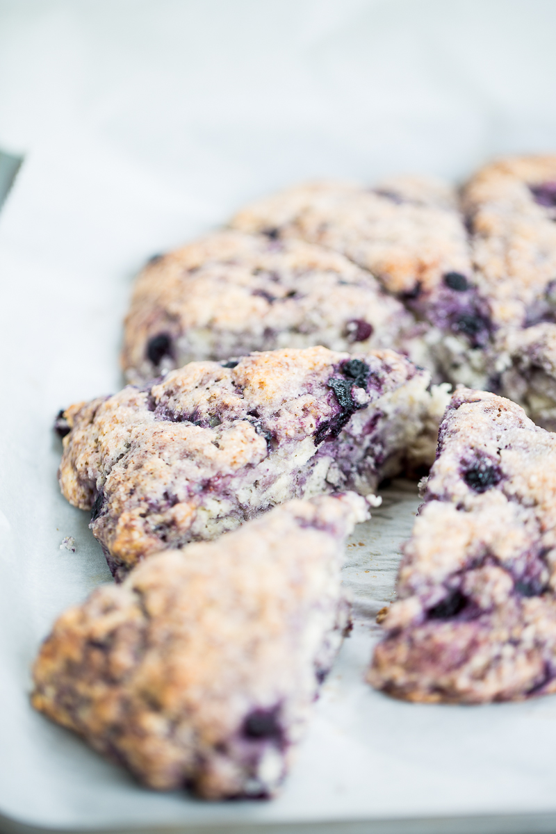 Very easy vegan blueberry scones recipe