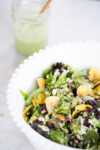 Aderezo de cilantro cremoso, delicioso y super rápido de preparar. Cilantro dressing, magic in five minutes.