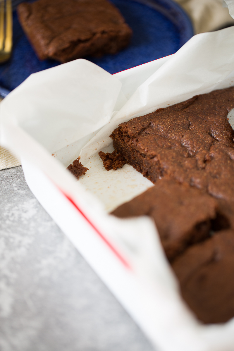 Brownies vegan hechos en casa, en dos simples pasos.