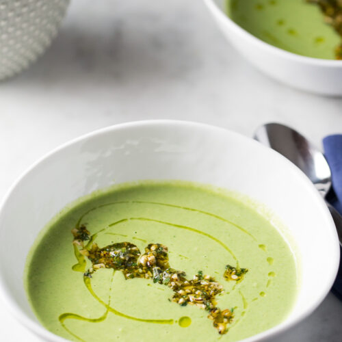 broccoli soup with cashews