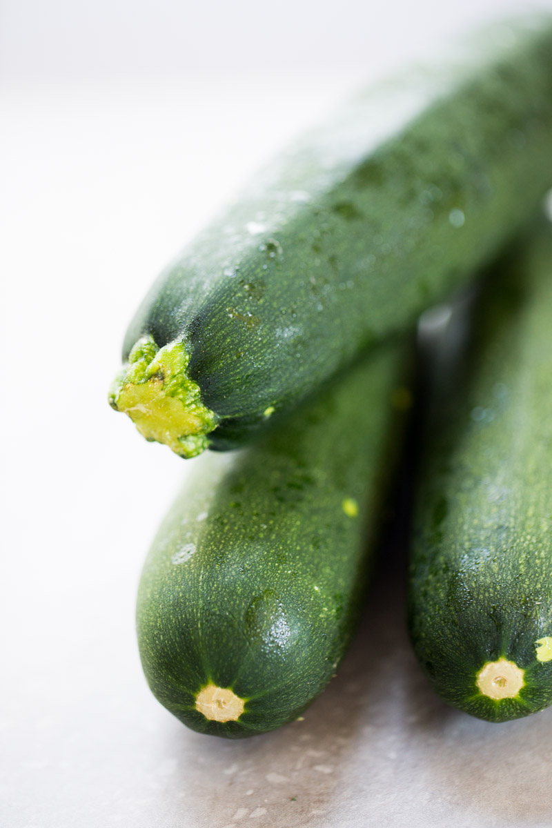 three zucchinis