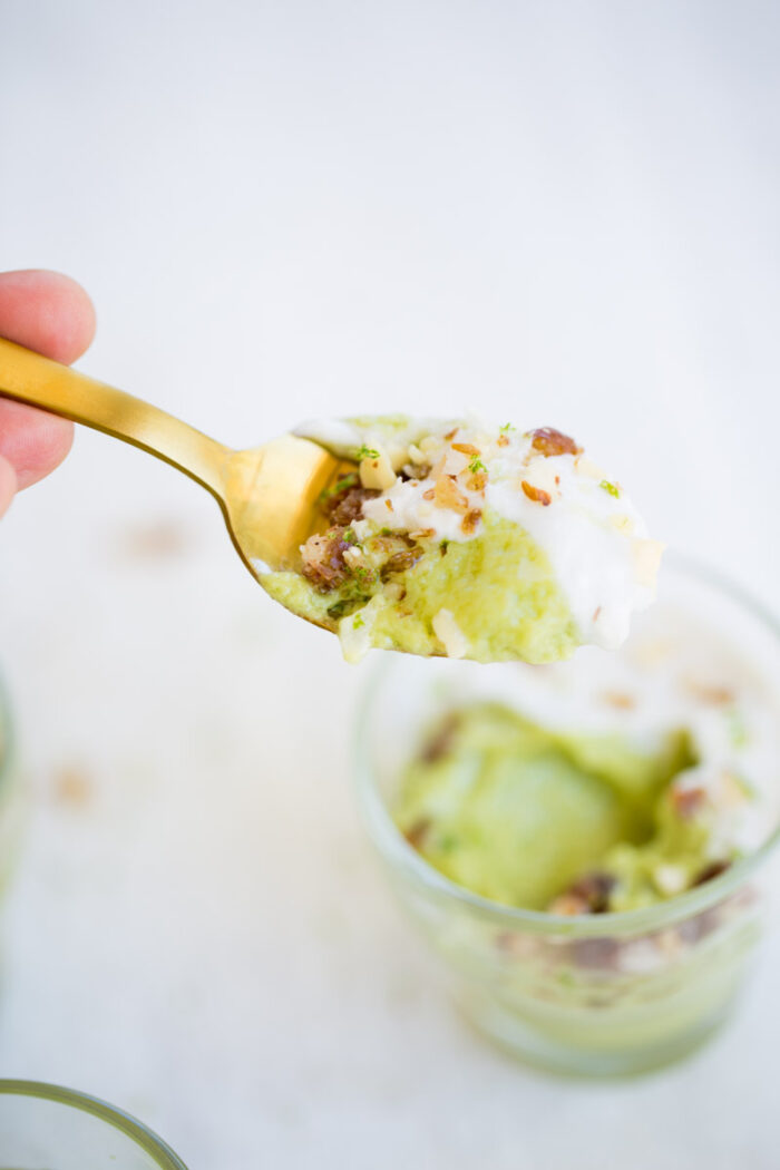 Vegan lime pudding Piloncillo y Vainilla