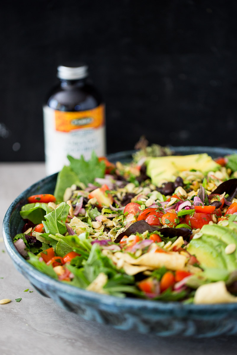 Vegan taco salad