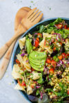 Vegan Taco salad, easy, healthy and amazing