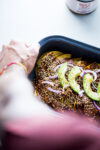 The best recipe for vegan mole enchiladas.