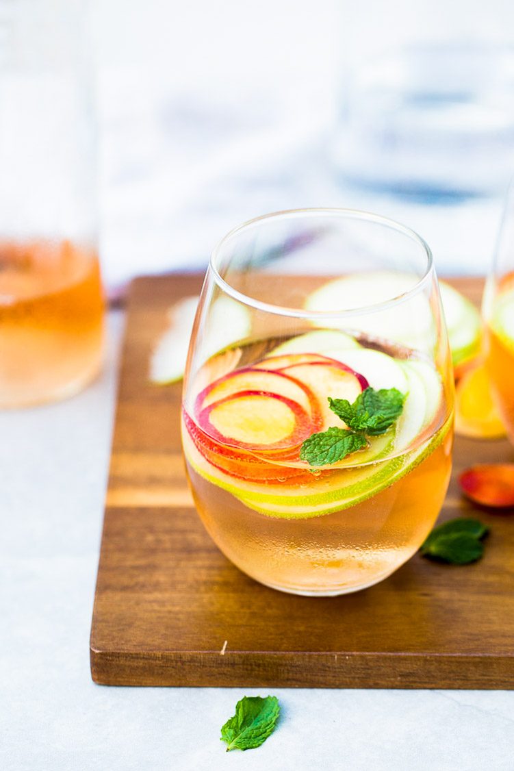 one glass of summer sangria