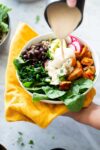 roasted sweet potato Mexican Buddha Bowl for busy people