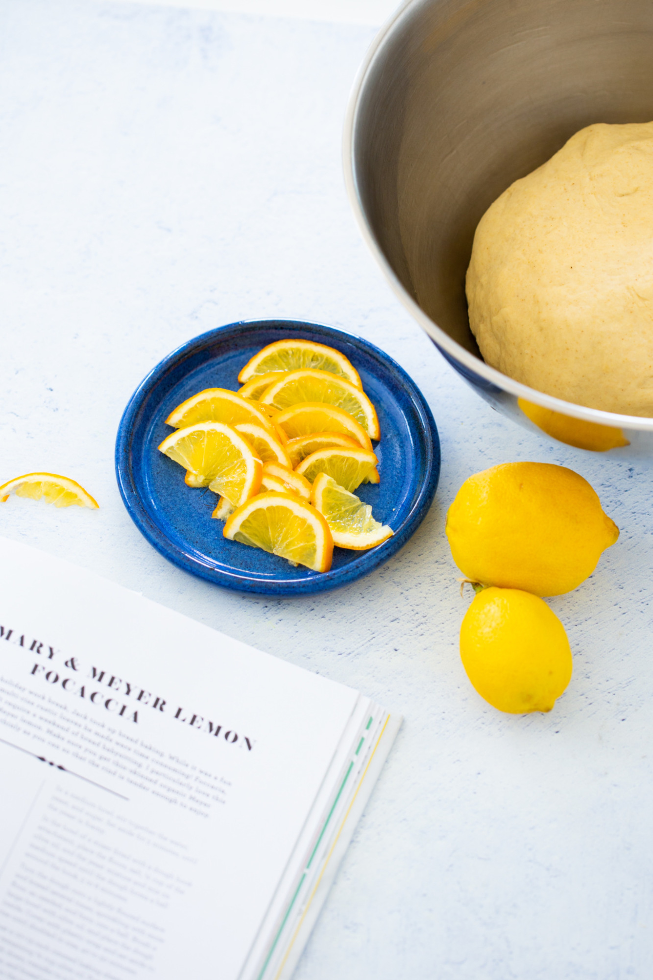 LEMON AND OLIVE FOCACCIA