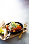 Easy Vegan Chilaquiles with salsa Roja (red sauce)