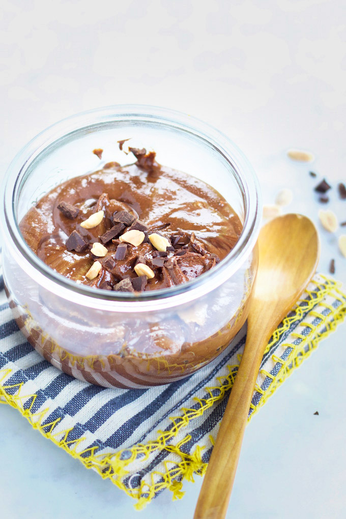 dark chocolate peanut butter