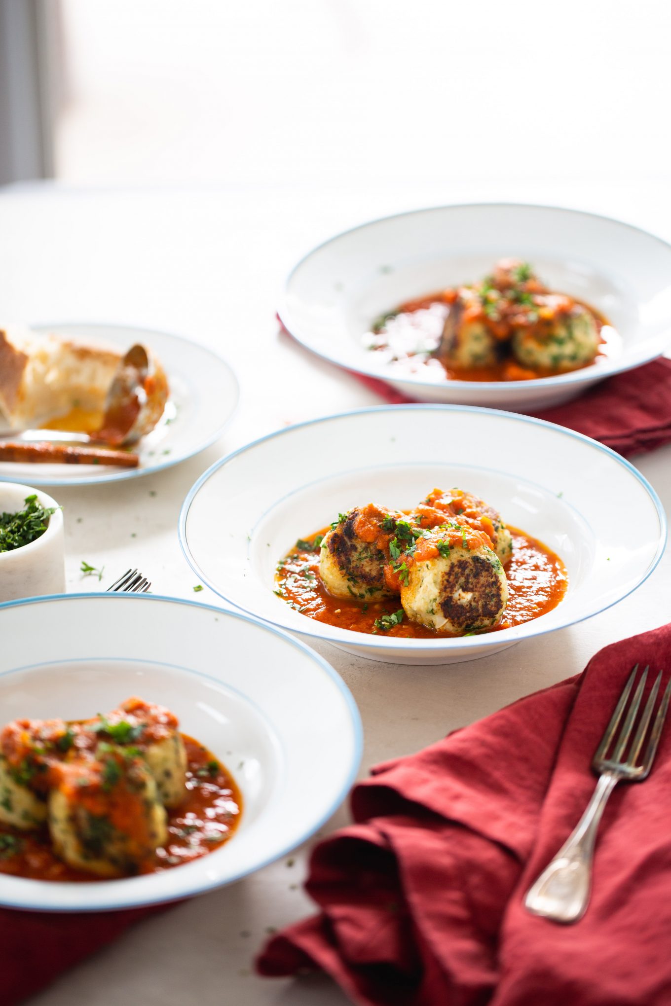 Vegan cauliflower meatballs.
