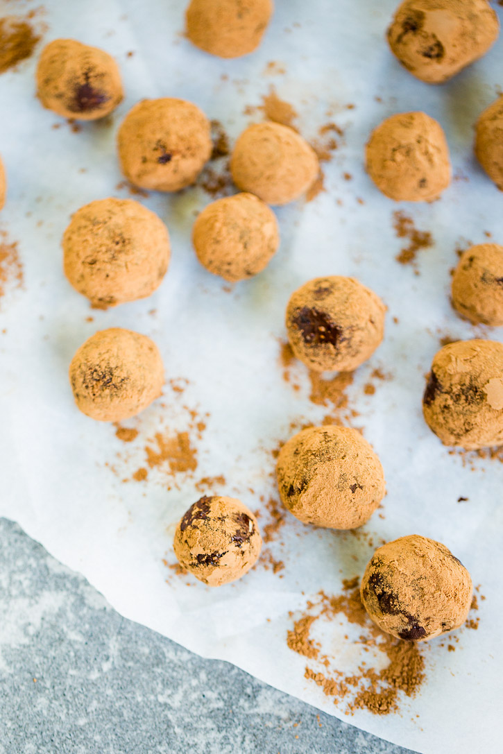 easy vegan chocolate truffles