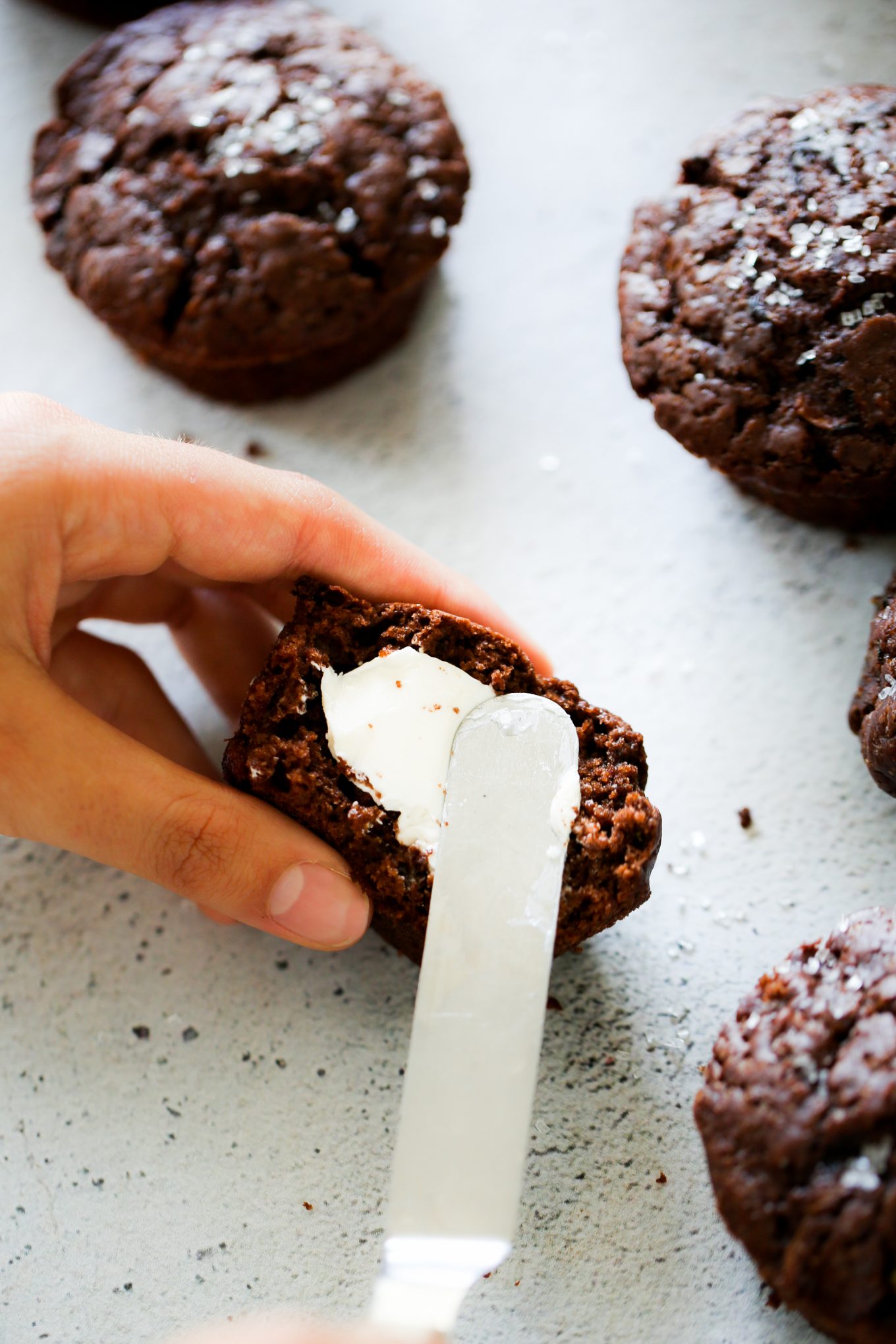 chocolate zucchini muffins