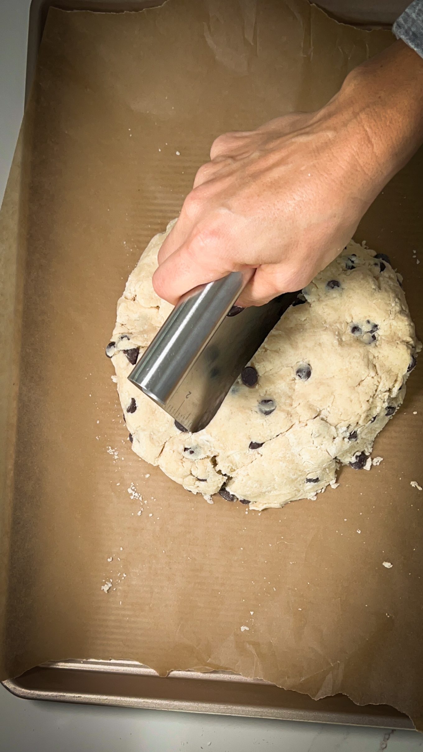 scones de chocolate
