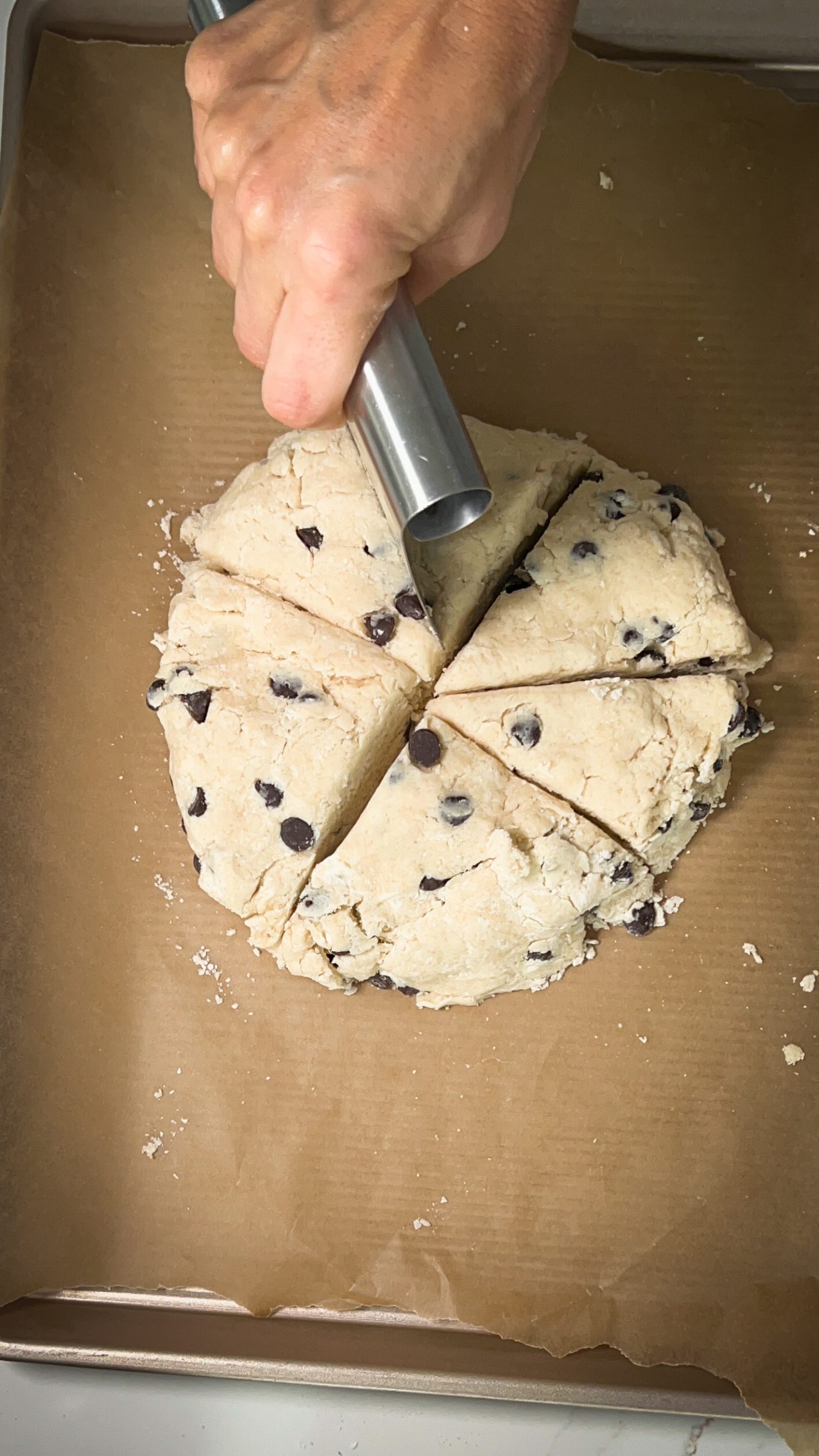 scones de chocolate