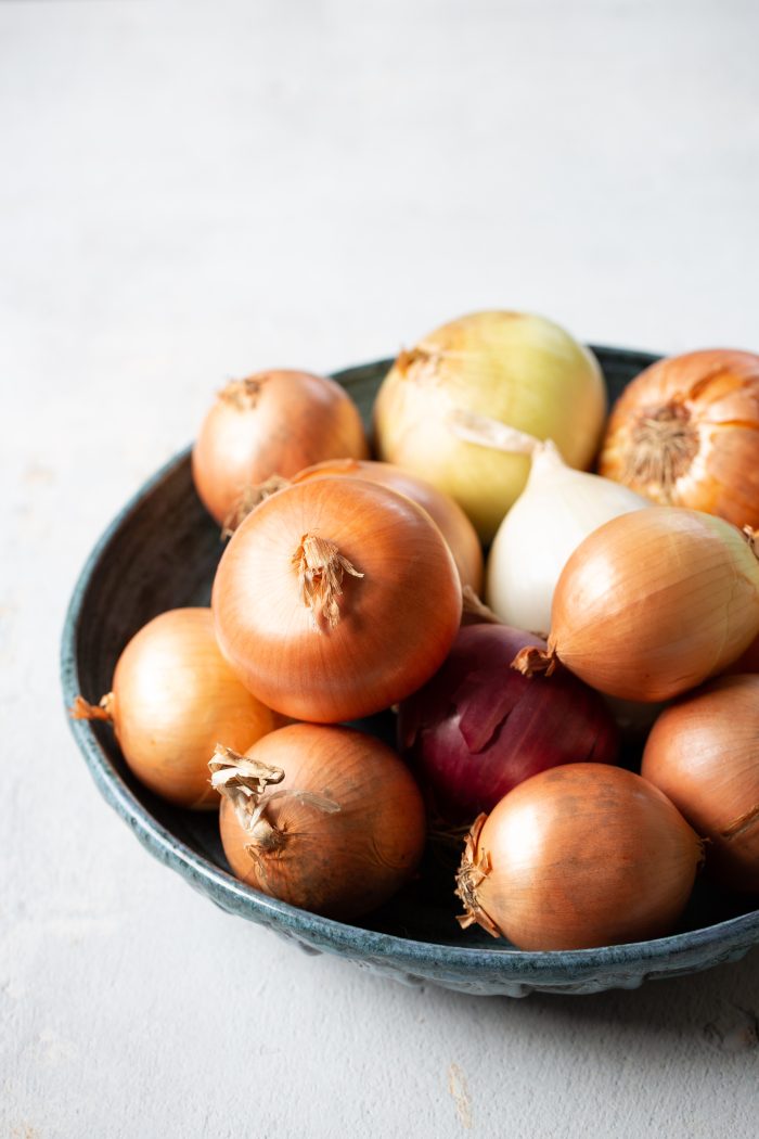 Bowl with onions