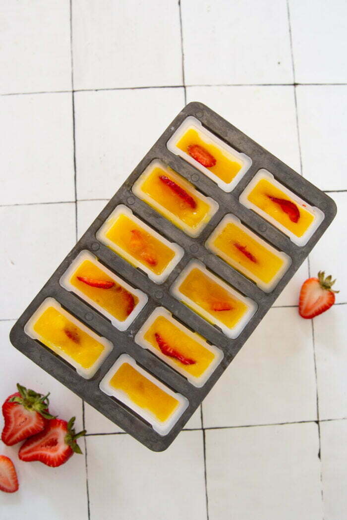 mango and strawberry