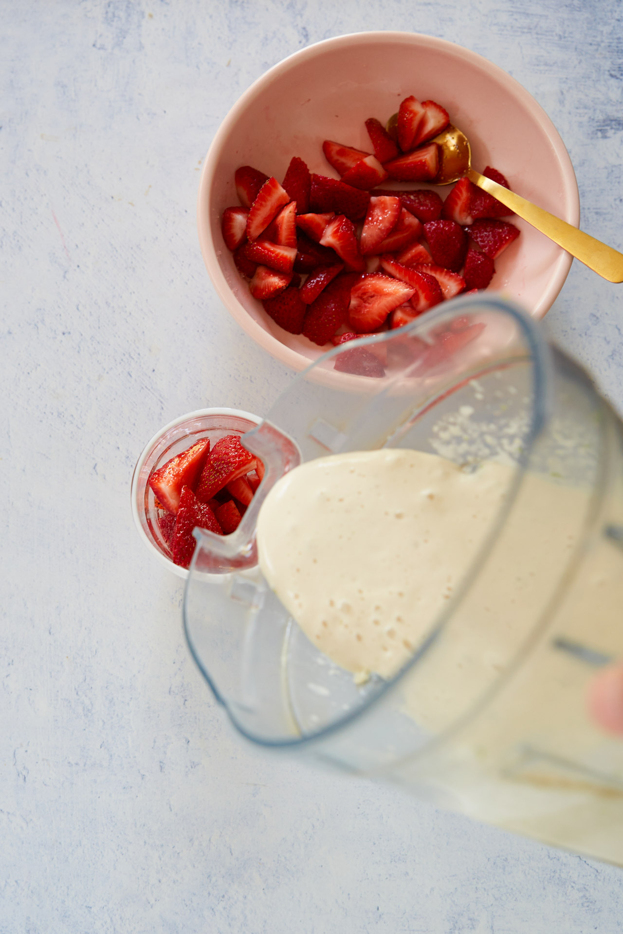 vegan fresas con crema