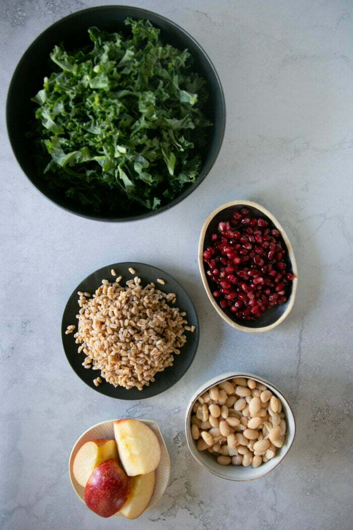 kale and navy beans